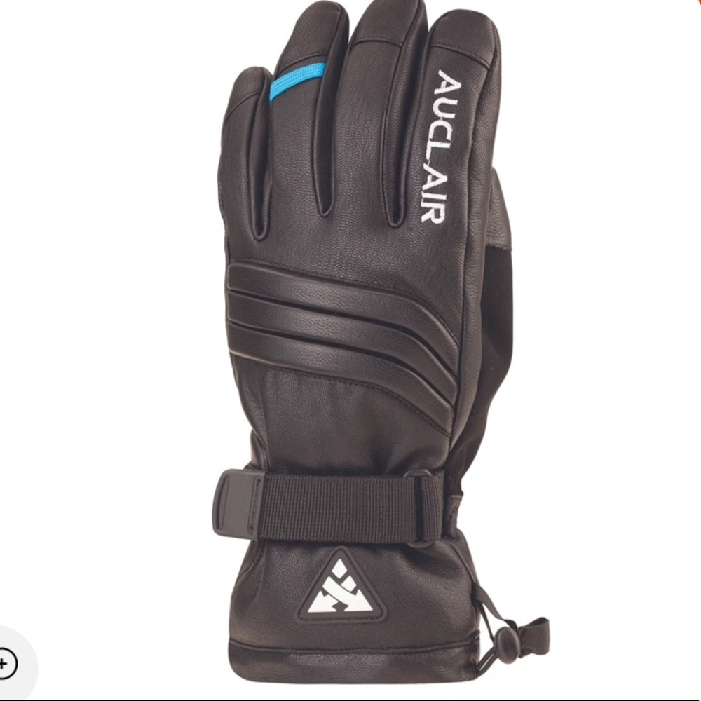 Auclair Alpine Ski Snow Performance Leather Glove Black Unisex